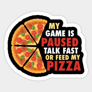 pizza gamer Sticker